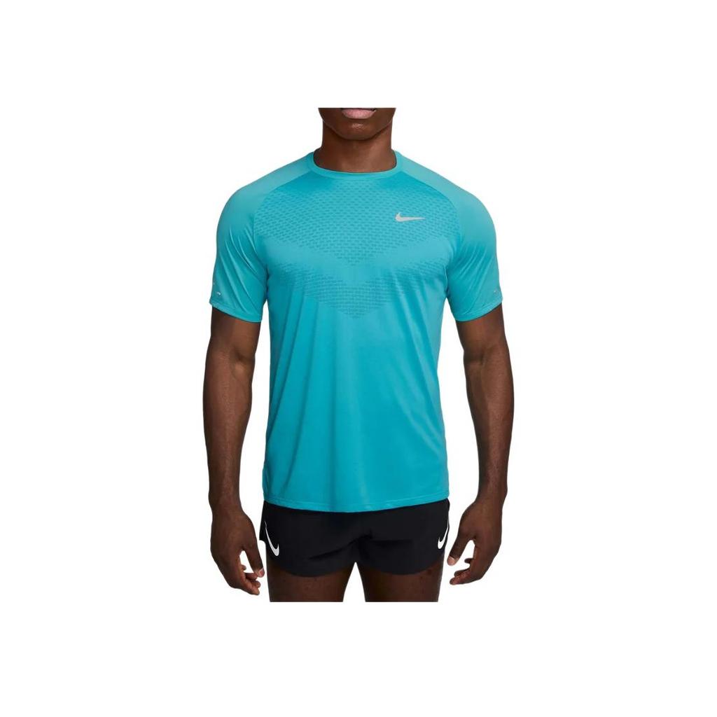Nike Logo Crew Neck Short Sleeve T-Shirt Men Tops Blue HV5203-345
