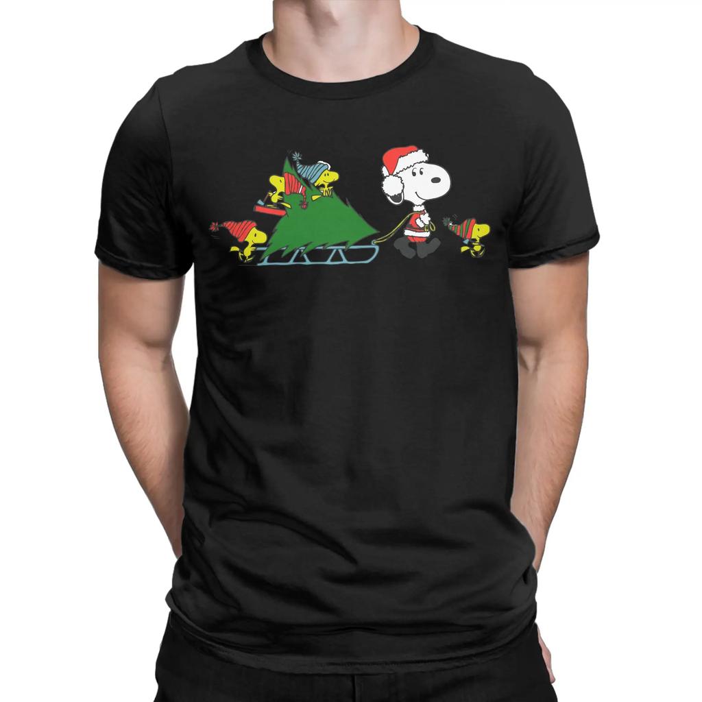 Casual Peanuts Snoopy Dancing T Shirt For Unisex Unisex Round Neck Short Sleeve Top Tee Cotton Summer Tops