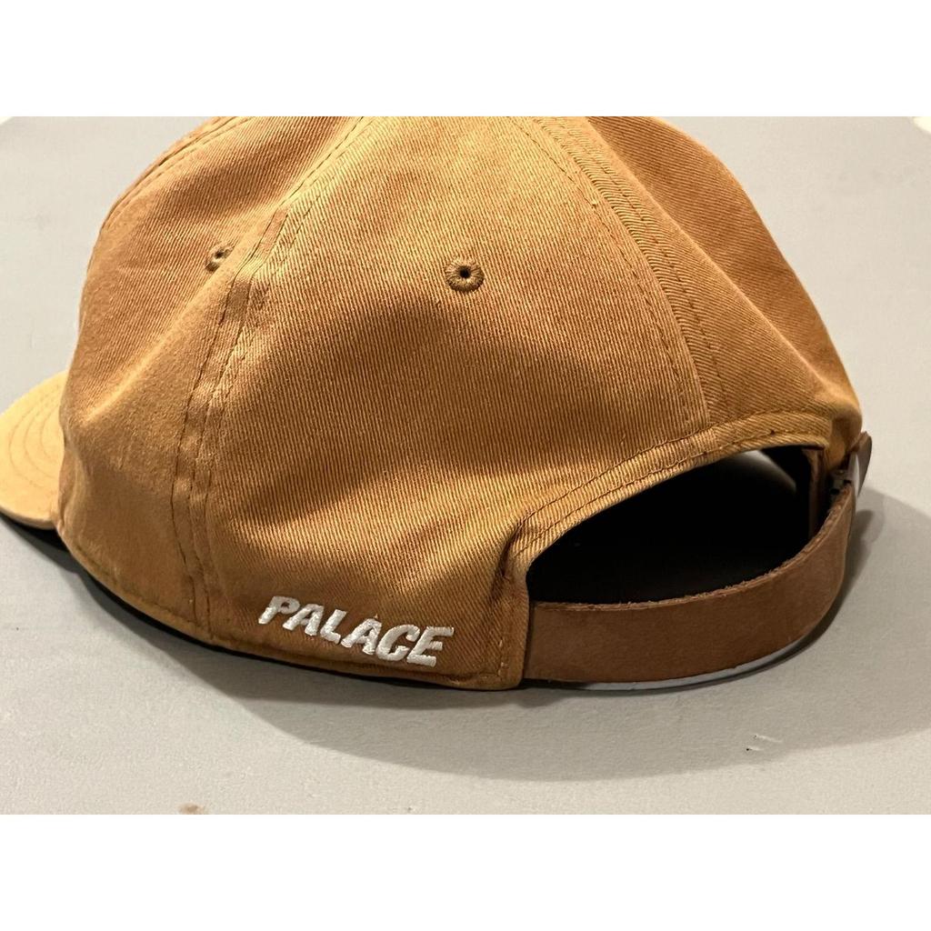 Used PALACE 6 panel cap beige leather belt