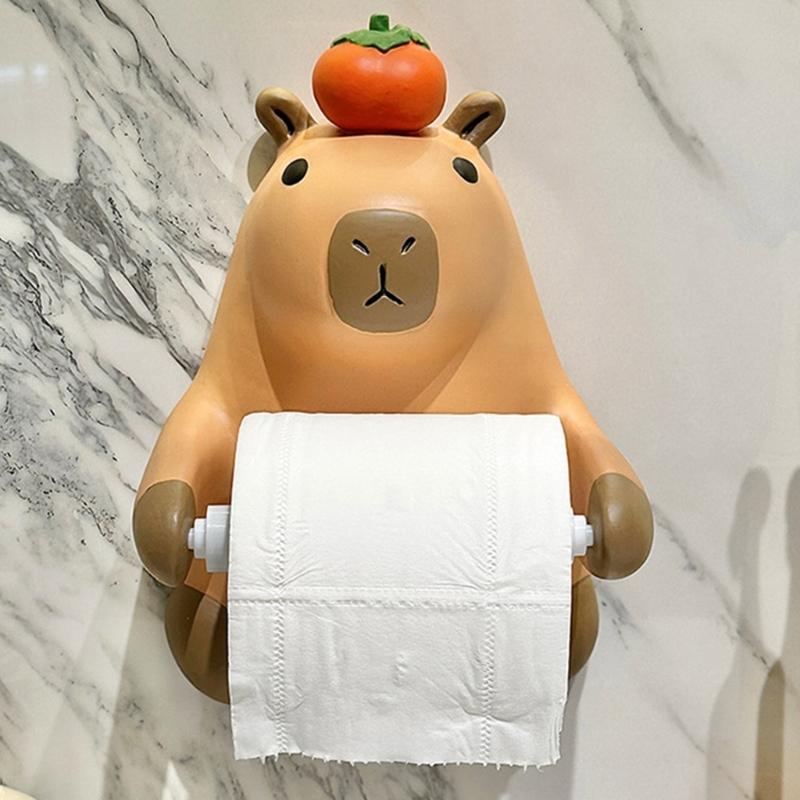 Cute Capybara Shape Tissue Dispenser Elegant Capybara Tissue Container Paper Stand Rack Great For Modern Interiors