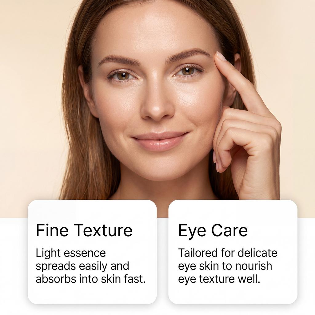 Gentle Portable Eye Roller Massage Moisturizing Refreshing Fast-Absorbing Non-Greasy Daily Eye Care 10ml