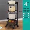 Bieying Multi-functional 4-Tier Kitchen Storage Rack
