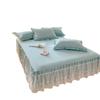 New Lace Jacquard Bed Skirt French 1.8M Mattress Cover Single Princess Style Lace Bedspread Thin Summer Dirt-Proof Cover