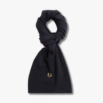 Classic Merino Wool Scarf - Black Cfpu2438140-102