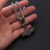 Vintage Stainless Steel Thors Hammer Necklace Nordic  Pendant Necklace Viking Scandinavian Norse Man Male Amulet Hip-hop Jewelry Gift