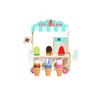 Wooden Simulation Ice Cream Cart Children Role Playing Toy Set For Imaginative Play And Parent Child Interaction