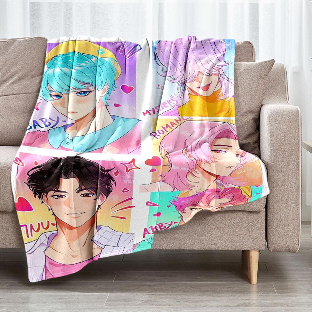 Saja Boys Theme Printed Blanket - Perfect for Couch, Bed, Travel & Outdoor Use | Machine Washable, Cozy & Durable.