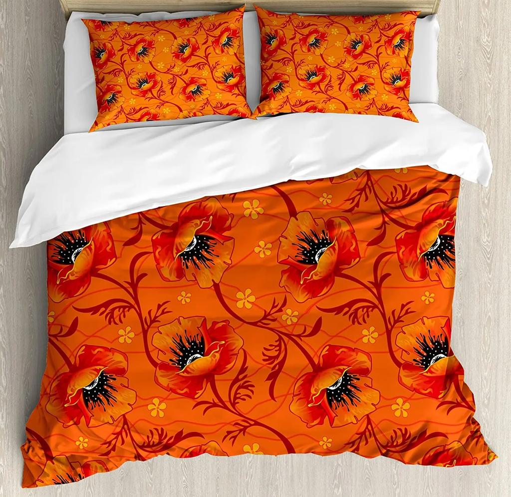 Skull Duvet Cover Set King, Skull Beauty Printed Duvet Cover Set Ride or Die Motor Bedding Set,Corner Tipes Gothic Skull Bedding