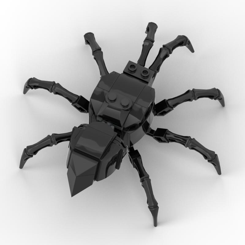 NEW Magical Creepy Spider Araneid Scorpion MOC Building Blocks Model DlY Educational Constuction Toys Children Christmas Gifts