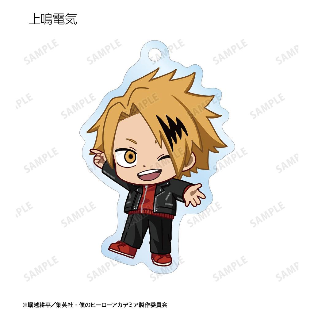 TV Anime "My Hero Academia" Trading Chibi Character Red Casual Clothes Ver. Acrylic Keychain Box of 15