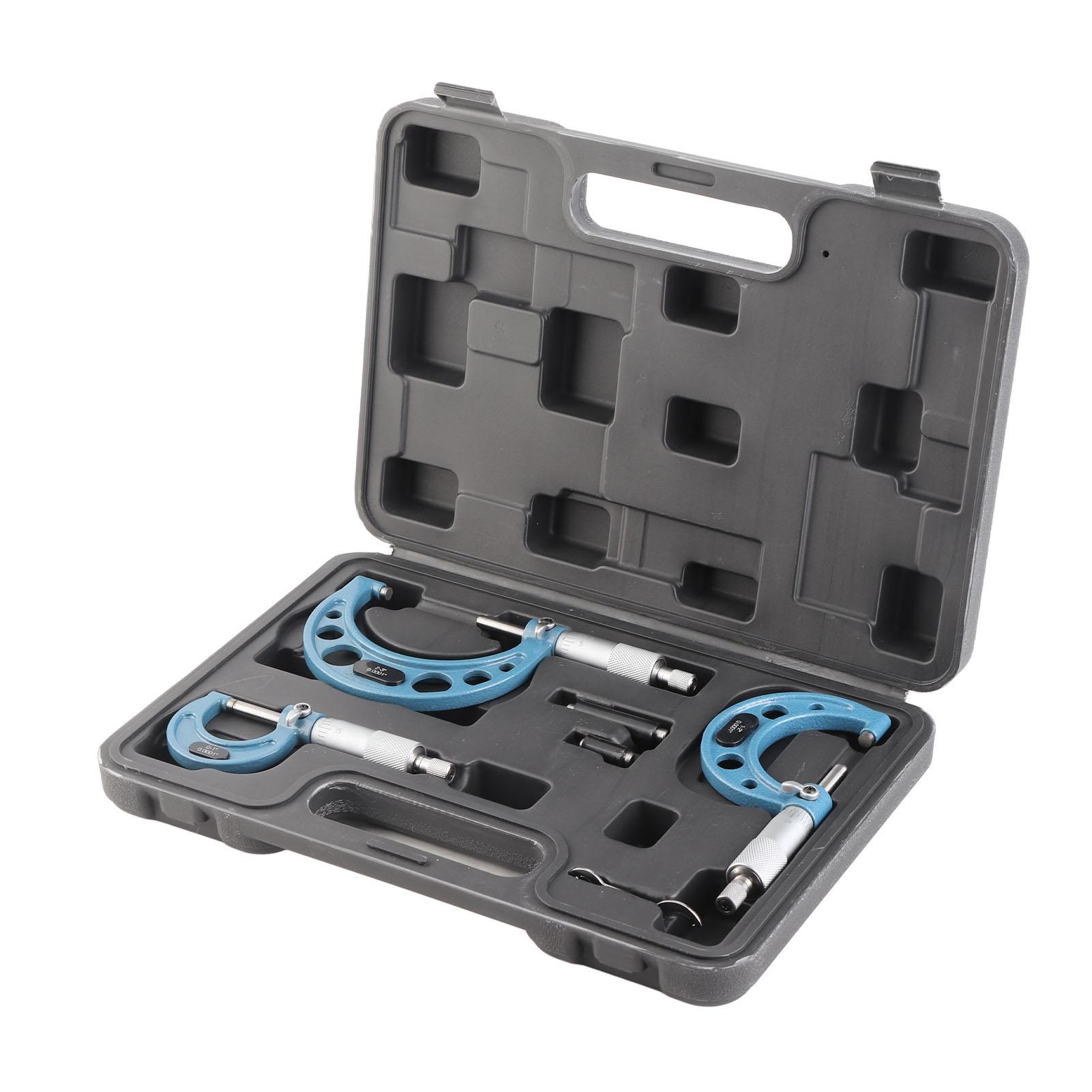 

Комплект наружных микрометров и штангенциркулей, стальной измерительный инструмент для подшипников 03 дюйма 0,0001 дюйма Точность