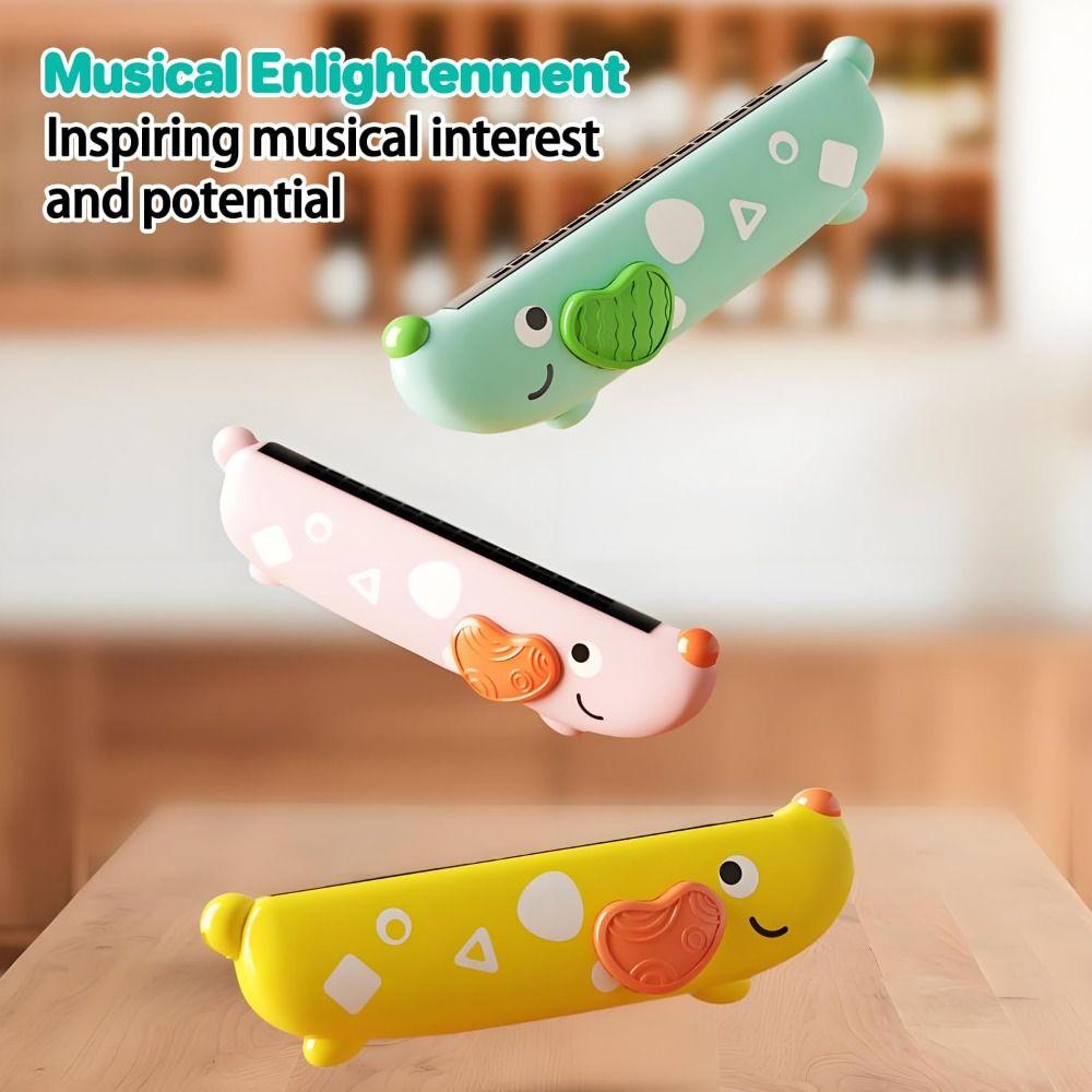 16 Holes Educational Music Toy Puppy Instruments Toys New Harmonica For Kids Beginners