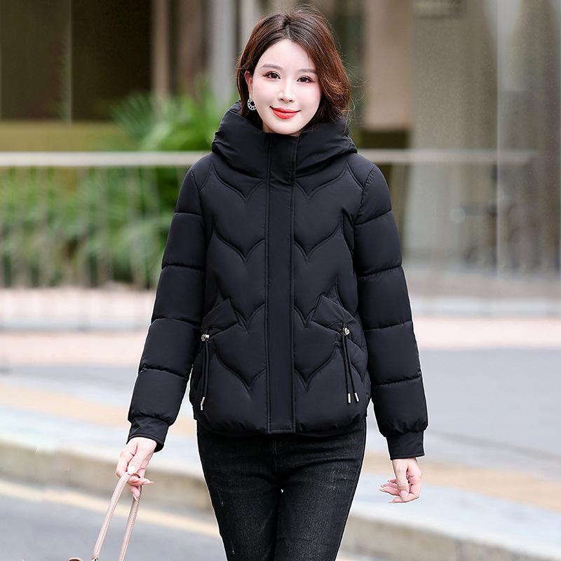2025 New Padded Jacket Women's Winter Short Small Korean Version Thickened Padded Jacket Loose Padded Jacket