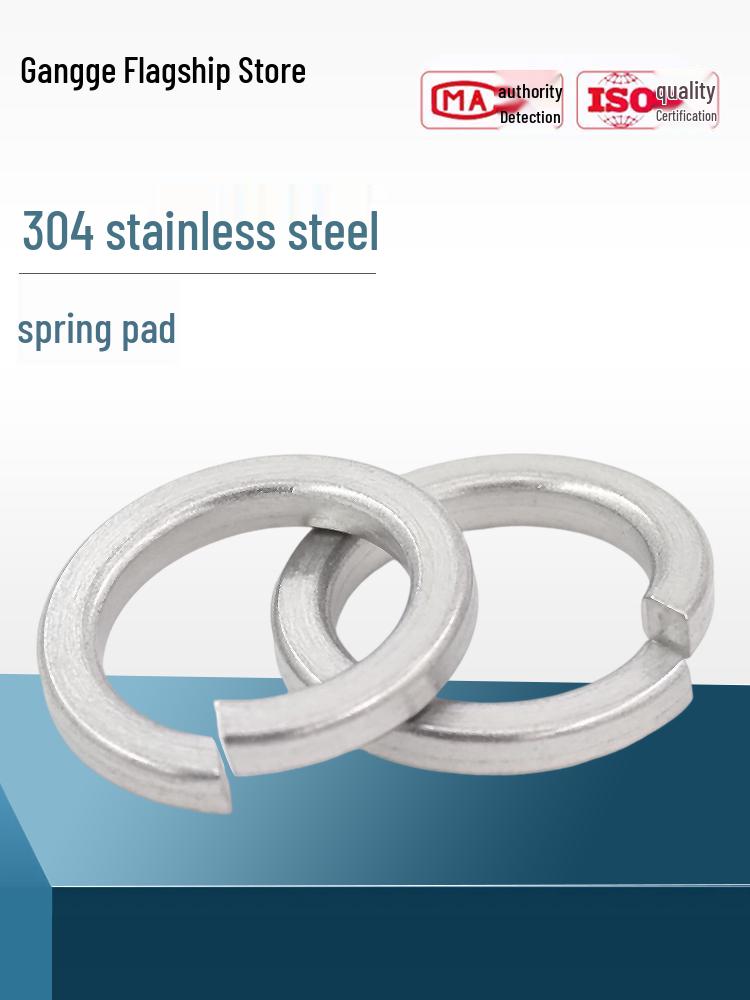 304 Stainless Steel M3-M18 Screw & Spring Washer Set