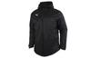 Fleece Lined Thermal Logo Windproof Casual Sports Hooded Puffer Jacket Winter Men's Black 657747-03