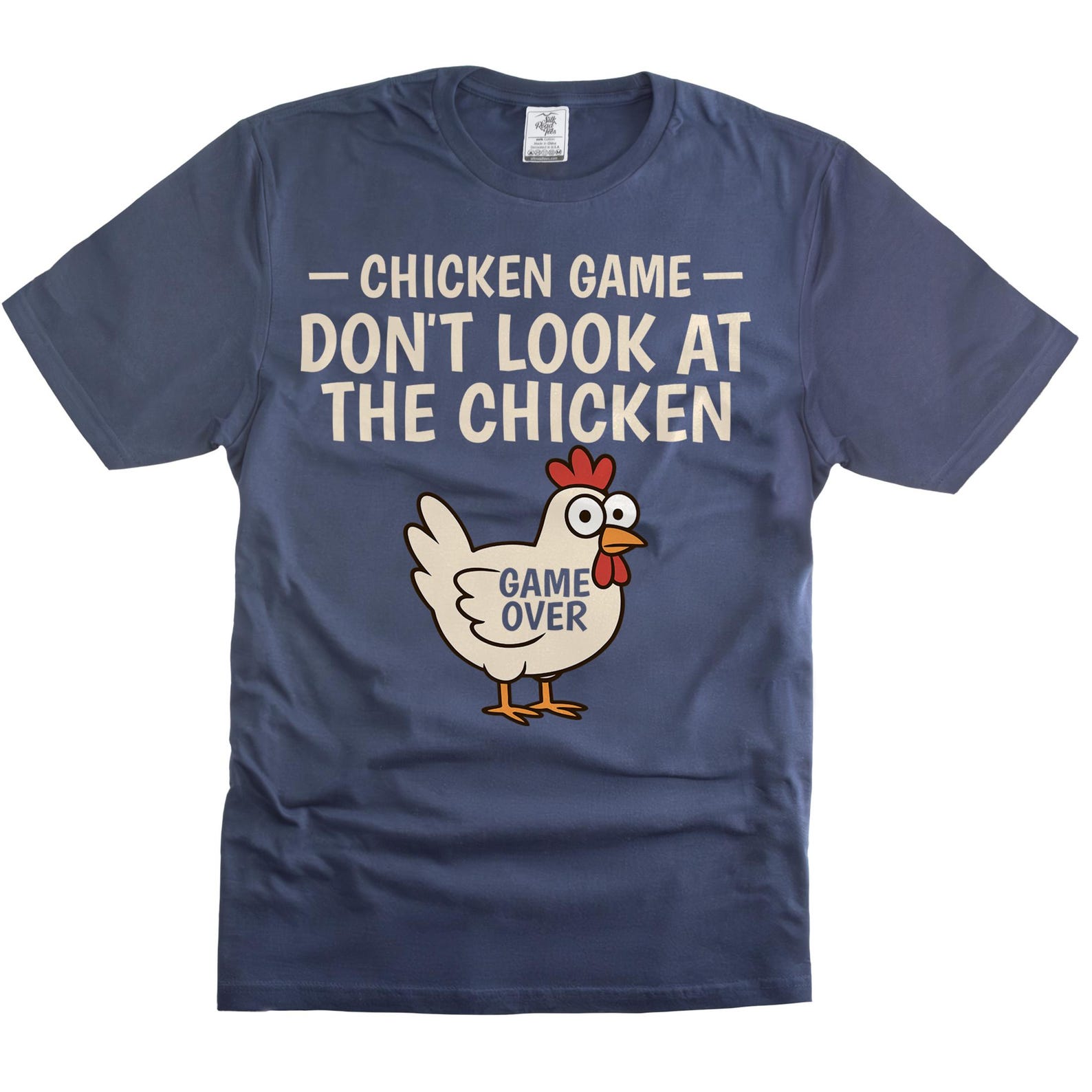 Funny Chicken Game T-Shirt: Humorous Graphic Tee S