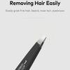 Stainless Steel Eyebrow Tweezers Precision Slant Tip Grooming Tool for Hair Removal and Facial Care Suitable for Professional and Personal Use