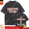 Heißer Verkauf Gewaschenes Don Toliver Hardstone Psycho Logo Doppelseitiger Druck T-Shirts Herren Damen Hip Hop Vintage T-Shirt Übergroßes T-Shirt