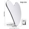 Stainless Steel Heart-Shaped Gua Sha Facial & Body Massage Tool
