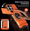 For Samsung Galaxy S21 S22 S23 S24 S25 S26 Ultra S26 Plus Luxury Plastic Rotating Magnetic Ring Holder Phone Case Shell