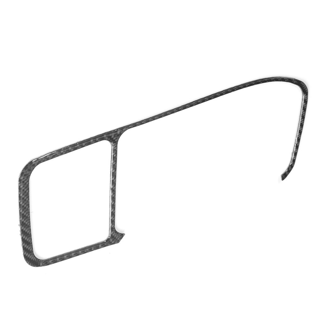 Console Navigation Panle Frame Trim GPS Carbon Fiber Cover Fit for V60 S60 2010‑2017RHD