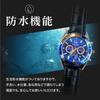 arche Watch Business Quartz Arm Watch Stainless Steel Dial Luminous Waterproof Watch Gift Commemorative Black Leather Band Noa's Men's Easy-to-read