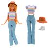 1 Set  Fashion 11.5 Inch Doll Dress Coat Trouser Bag Hat Elegant Skirt Daily Party 29cm Doll Clothes 1/6 Doll Accessories Toy JJ