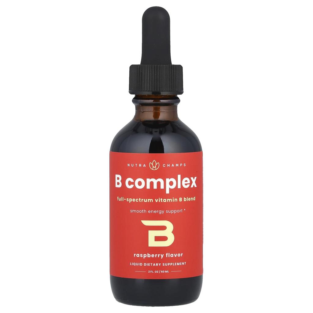 B Complex, Raspberry, 60Ml (2Fl Oz)