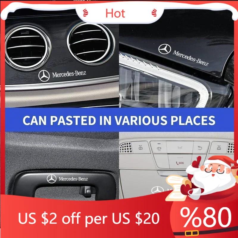 DLT2 Car Goods Brake Caliper Badge Sticker Decorate Decal For Mercedes Benz AMG W204 W205 W212 W213 W221 W117 W177 W246 GLA GLC CLA A