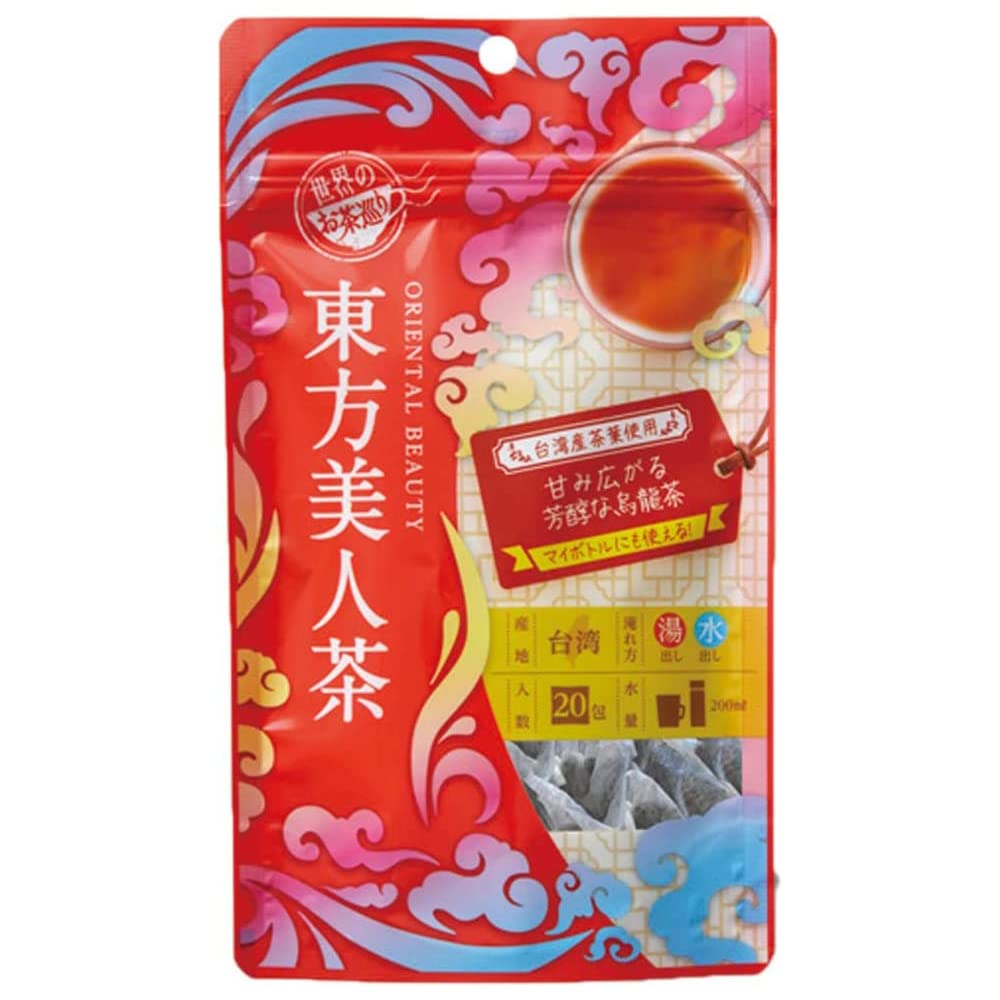 Mantecorp Skincare Tokyo Tea Trading World Tea Tour Oriental Beauty Tea (Tea Bags) 20P X 4 Bags