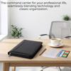 PU Leather Portfolio Binder Cover A6 Work Record Book Memo Book File Folder  Document Storage