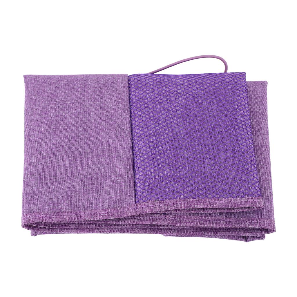 Sewing Machine Cover with Storage Pockets Polyester Protective Dust Cover 17.32x12.01x8.46in Purple