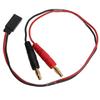 For Futaba Female to 4.0 Banana Male Adapter Cable for LiPo Battery Balance Charging 22AWG (KST‑030)