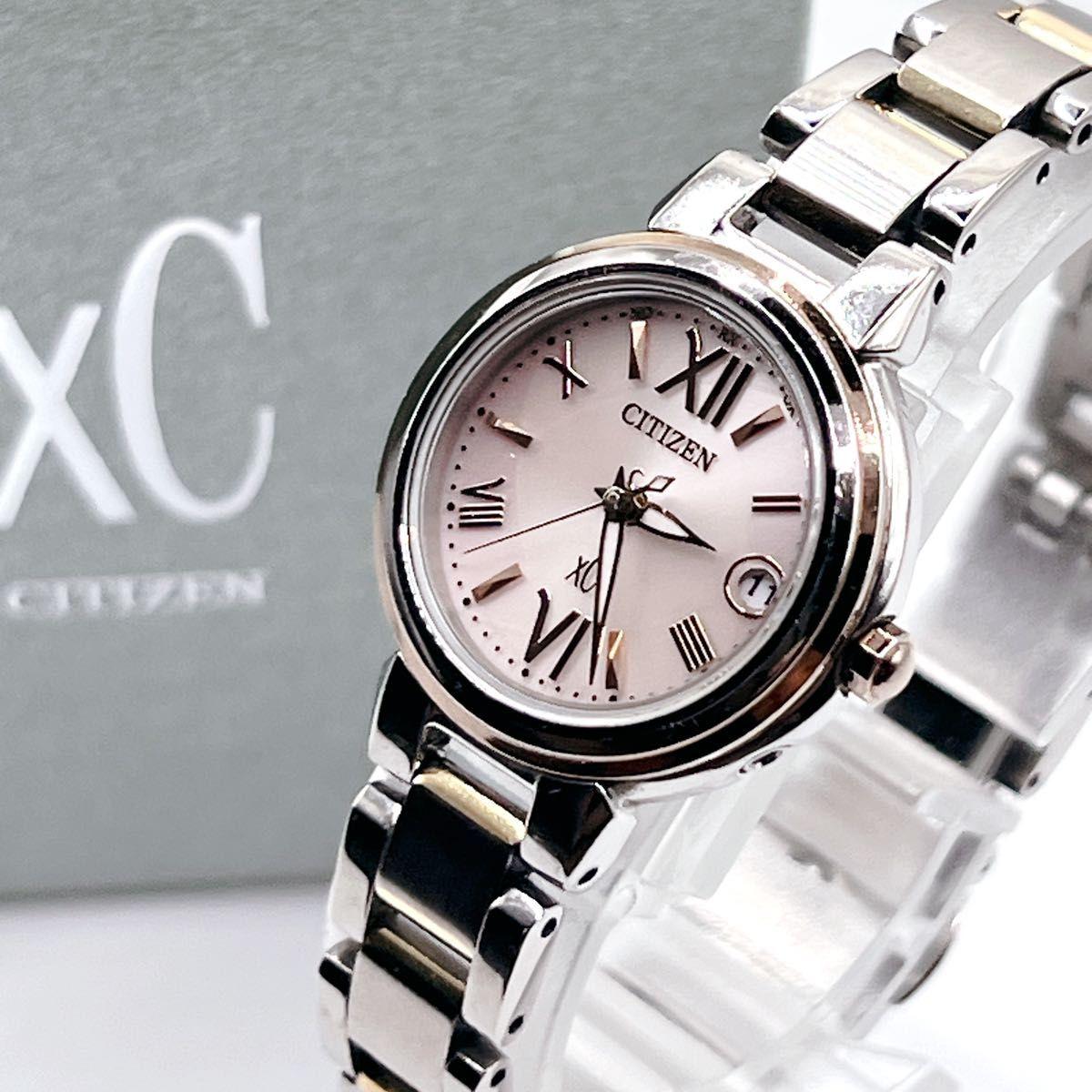 CITIZEN xC H058 Eco Drive Pink Dial Women s Watch Cross Sea Citizen Solar