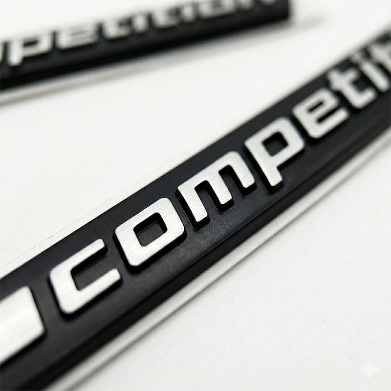 Adesivo Emblema Distintivo Competizione 3D in ABS per BMW M2 M3 M4 M5 M8 G20 G30 F10 F30 F80 Baule Parafango Carrozzeria Logo Decalcomania Accessori