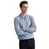 Herren Wollmischung Langarm Poloshirt