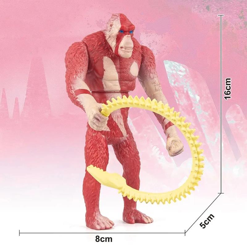 Nowa figurka Godzilla Vs Kong The New Empire Godzilla Król Kong Skar Król Figurka Akcji Shimo Potwór Figurki Anime Model Zabawki 2024