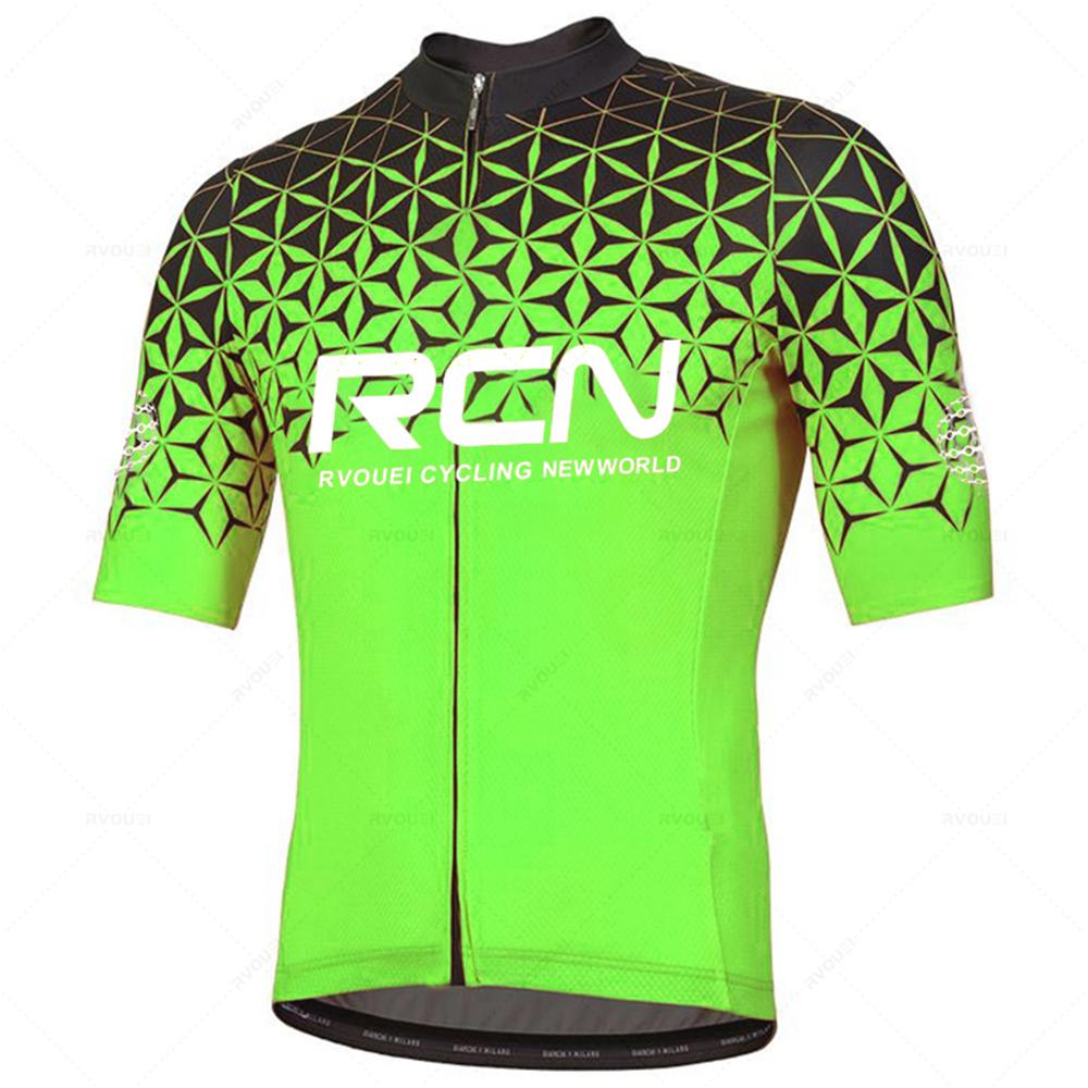Nuova maglia da ciclismo estiva Rcn Pro Team da uomo tuta da abbigliamento per bicicletta da corsa tuta da mountain bike traspirante Mallot Ciclismo Hombre