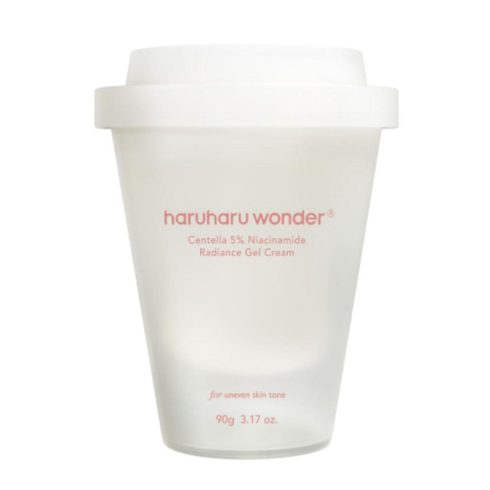 HARUHARU WONDER Centella 5% Niacinamide Radiance Gel Cream 90g - Brightening & Soothing Jumbo Size
