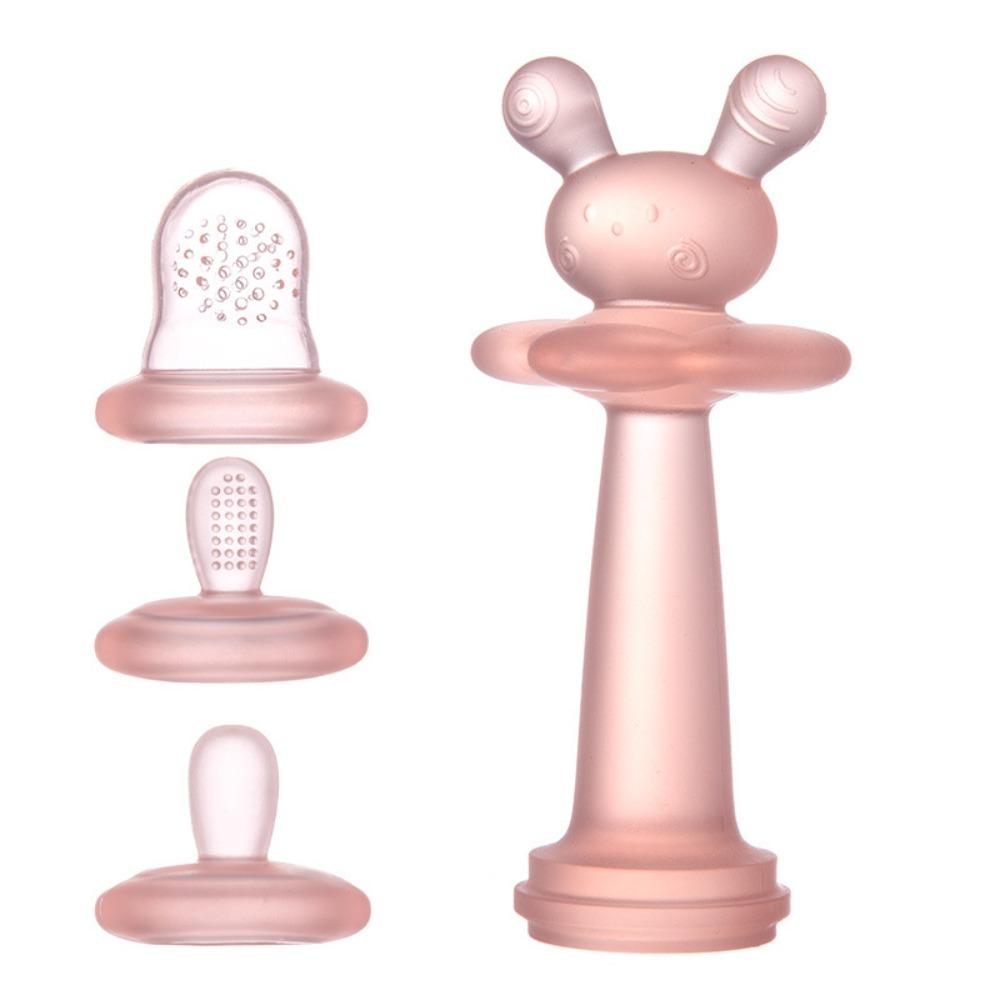 Silicone Hand Teether Washable Kids Teething Toys Comfortable Teether Gloves  For Infant