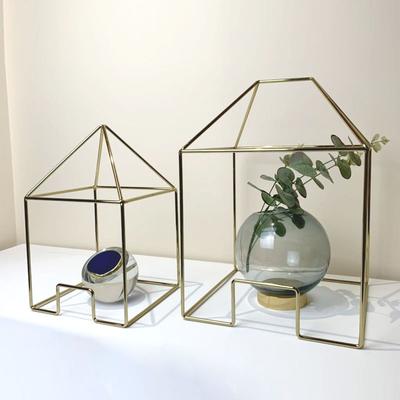 Nordic Modern Metal Decoration Architectural Model Geometric Ornaments Clothing Store Window Model Room Creative Iron Art Ornaments