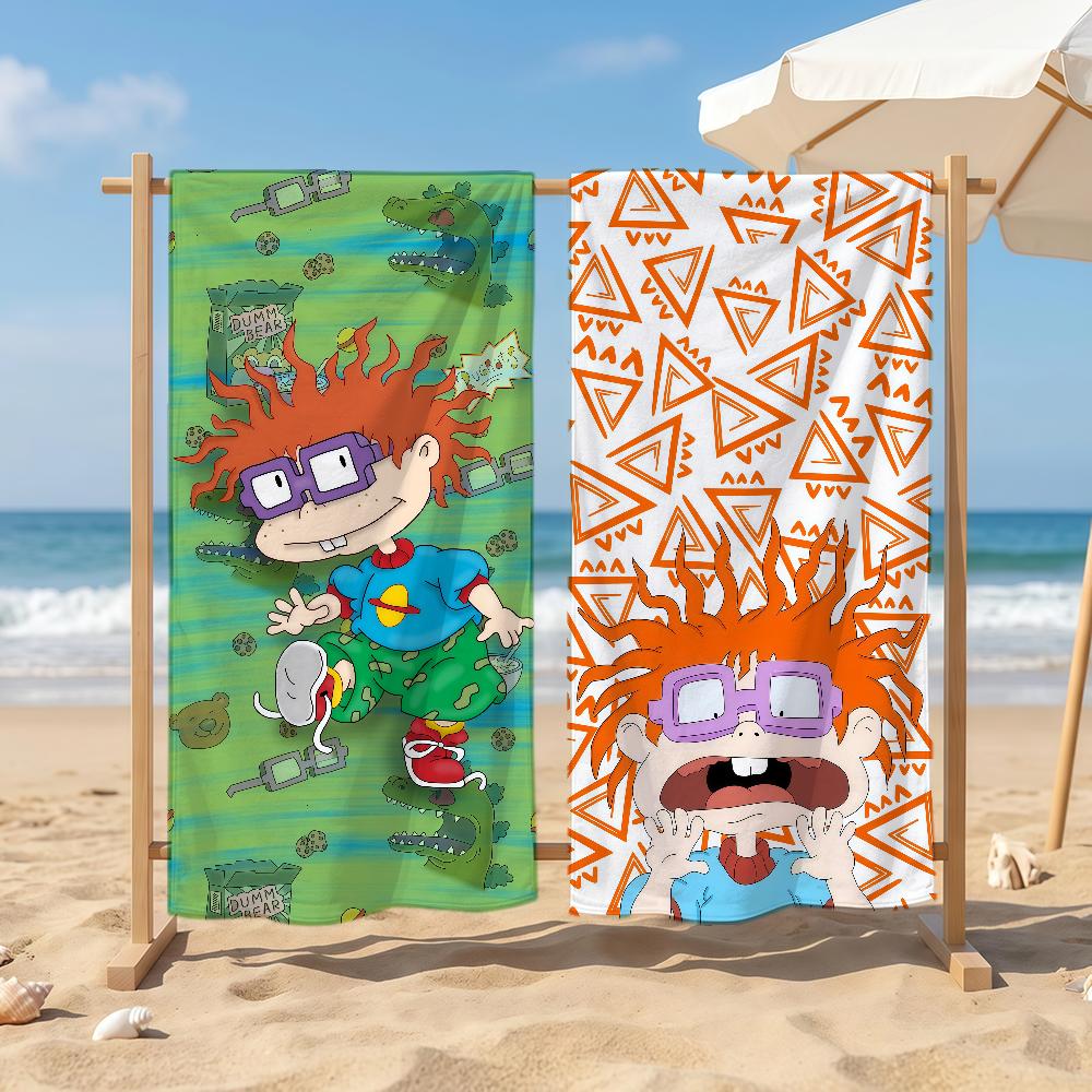 Anime R-RUGRATS-S Towel Sports Quick Dry Travel Camping Sandproof Soft Light Large Beach Towel