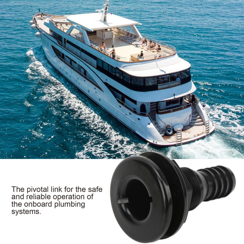 1 Zoll Borddurchlass ABS Gerade   Beständige Schlauchverbindung Zubehör für Boote Marines