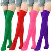 Neue Herbst Winter Weihnachts Socken Damen Kniestrümpfe Halloween Lila Strümpfe Koreanische Mode Kniestrümpfe