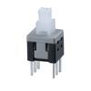 In Stock: 5.8x5.8 and 8.5x8.5 High/Flat Head Self-Locking Button Switch, Non-Locking Option Available