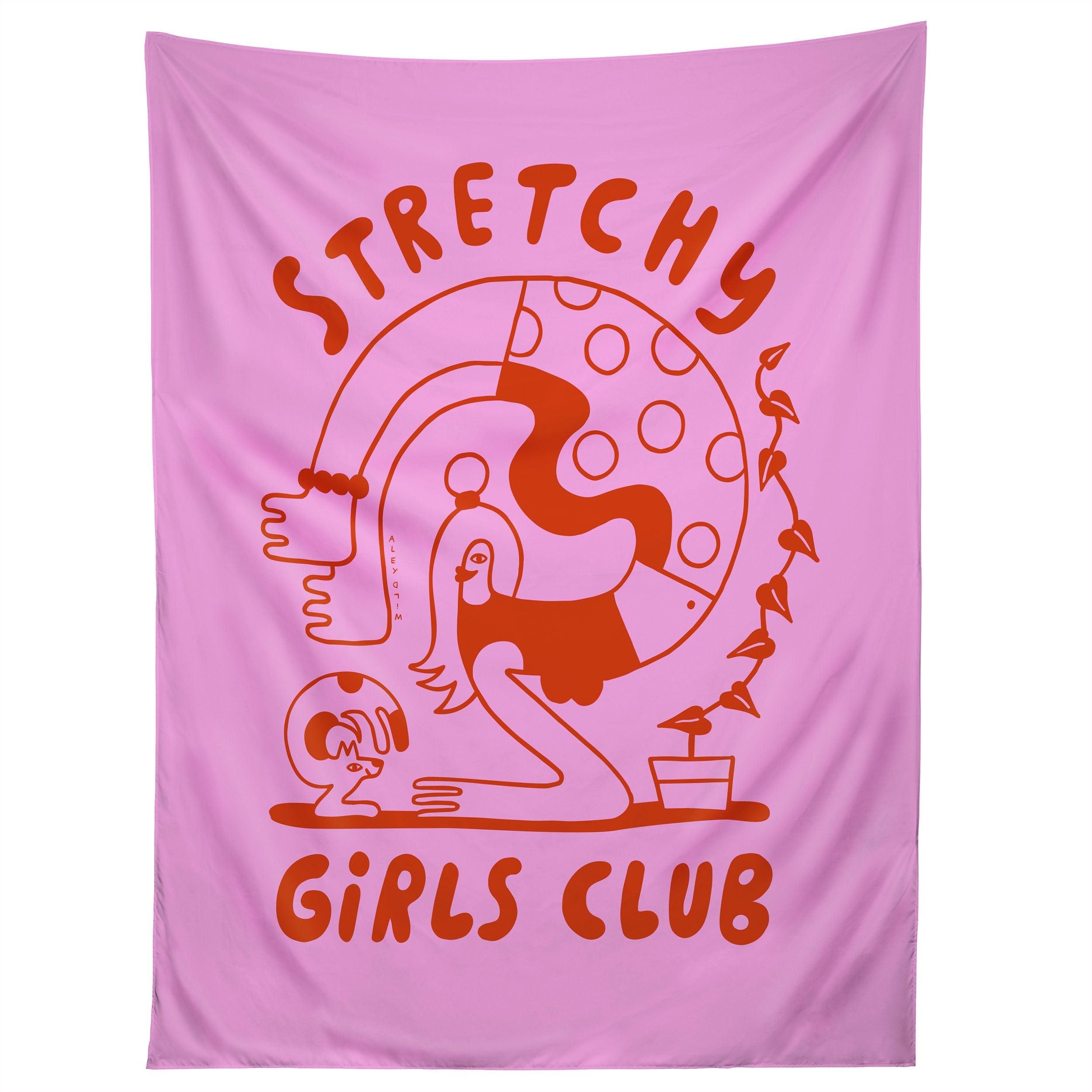 STRETCHY GIRLS CLUB tapestry 75x100