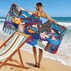The Boy Who Wore a Mask 2D Flat Print Beach Towel, Large Soft Quick Dry Towel for Beach Camping SwimmingDSTJ0925454
