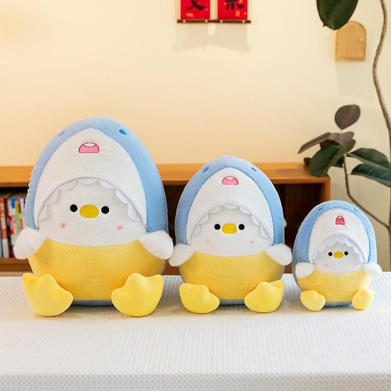 Eggy Party Shark Plush Toy Cartoon Animal Stuffed Doll Room Sofa Decoration Gift