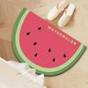 Carpet bathroom absorbent, dirt resistant, non slip floor mat, bathroom diatom mud foot mat, fruit shaped bathroom door