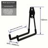 Heavy Duty Wall Mount Iron Hook Anti-Slip Garage Organizer Hanger for Bicycle Ladder Yard Tool Storage